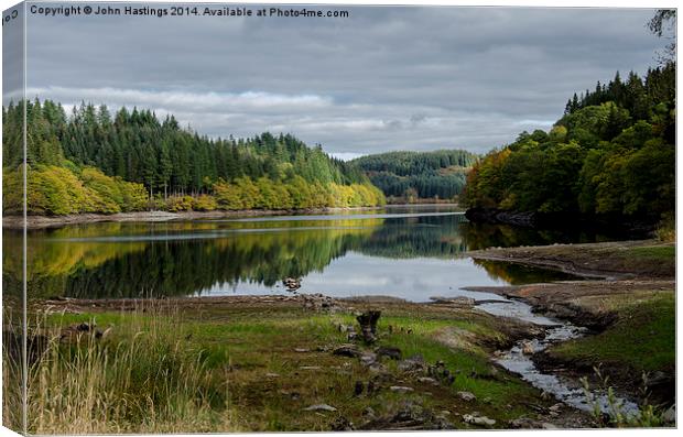 Autumn's Colourful Landscape Canvas Print by John Hastings