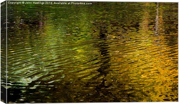  Golden Pond Canvas Print by John Hastings