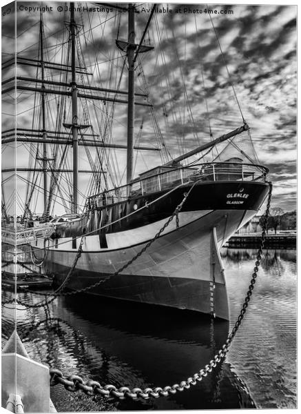 The Magnificent Glenlee Canvas Print by John Hastings
