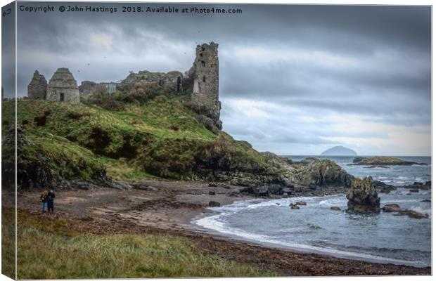 Ayrshire's Coastal Gem Canvas Print by John Hastings