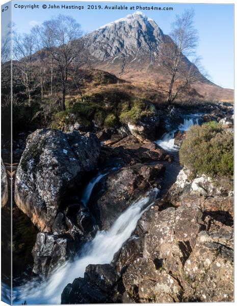 Majesty of Buachaille Etive Mor Canvas Print by John Hastings