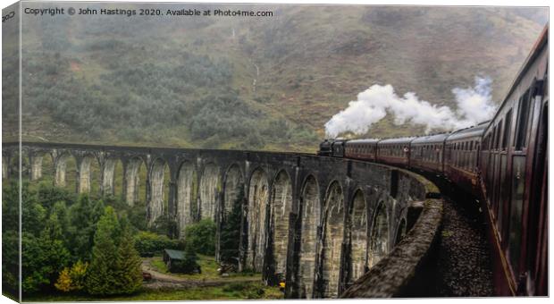 The Scottish Engine's Harry Potter Journey Canvas Print by John Hastings
