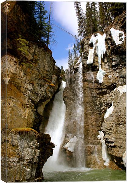 Upper Waterfalls Canvas Print by stephen  Hart