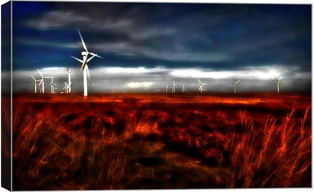  Wind Farm Canvas Print by Jim Moran