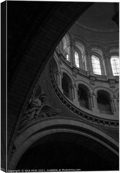 Angel under the Dome Canvas Print by Nick Hirst