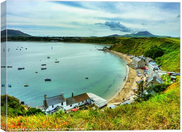 Porthdinllaen Beach Canvas Print by Nick Hirst