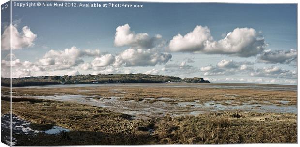 Red Wharf Bay Canvas Print by Nick Hirst