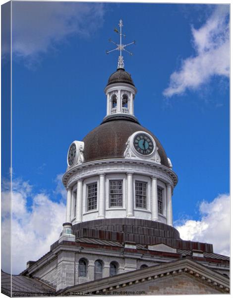 Kingston Ontario Canada City Hall. Canvas Print by Gary Barratt