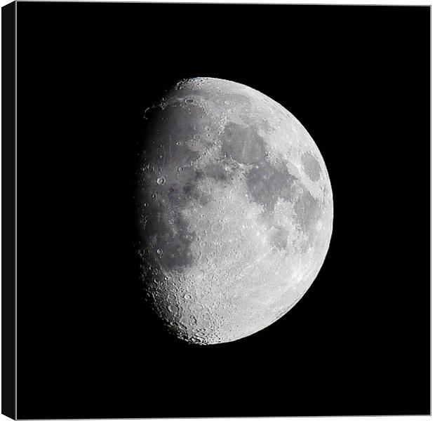 Quite simply The Moon Canvas Print by Adam Payne