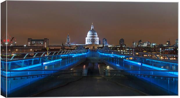 Lighting the Way to St.Pauls Canvas Print by Adam Payne
