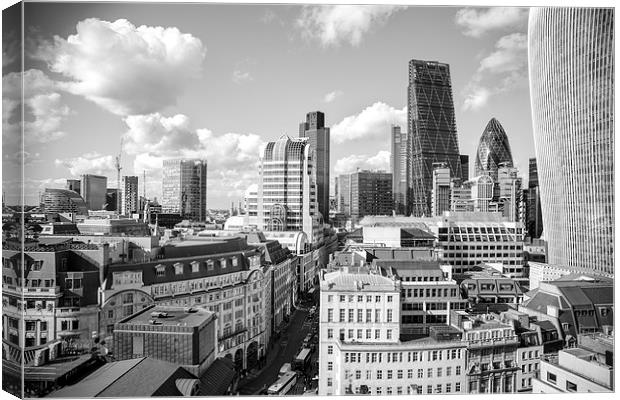  London City Skyline Canvas Print by Adam Payne