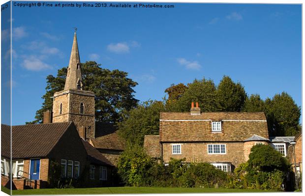 Cambridge Canvas Print by Fine art by Rina