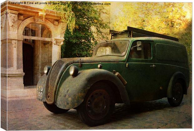 Morris Eight (2) Canvas Print by Fine art by Rina
