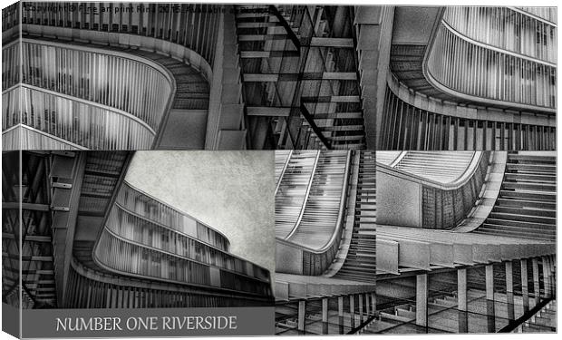  Number one Riverside, Rochdale Canvas Print by Fine art by Rina