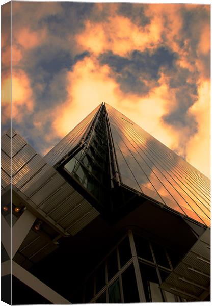 The Shard London Canvas Print by Kevin Warner