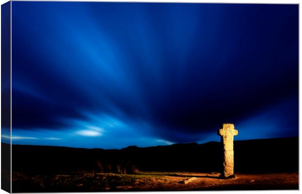 Nun's Cross Dartmoor Canvas Print by Maggie McCall