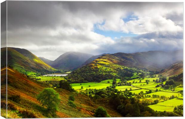 Ullswater Walk, Cumbria. Canvas Print by Maggie McCall