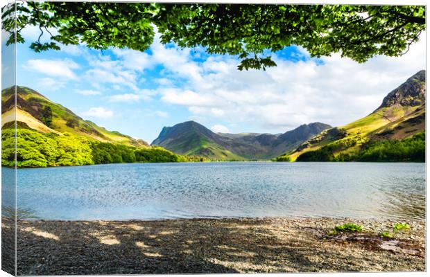 Buttermere, Cumbria, England Canvas Print by Maggie McCall