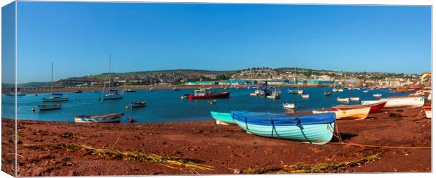 Teignmouth Harbour Canvas Print by Maggie McCall