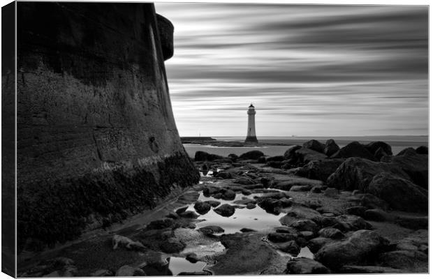 Perch Rock (Different Take) Canvas Print by raymond mcbride