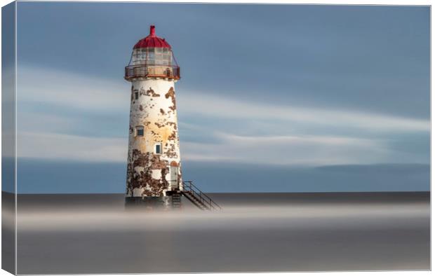 Talacre Lighthouse Canvas Print by raymond mcbride