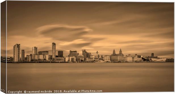 Liverpool Waterfront Canvas Print by raymond mcbride