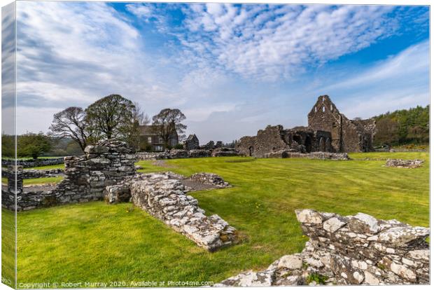 Glenluce Abbey Canvas Print by Robert Murray