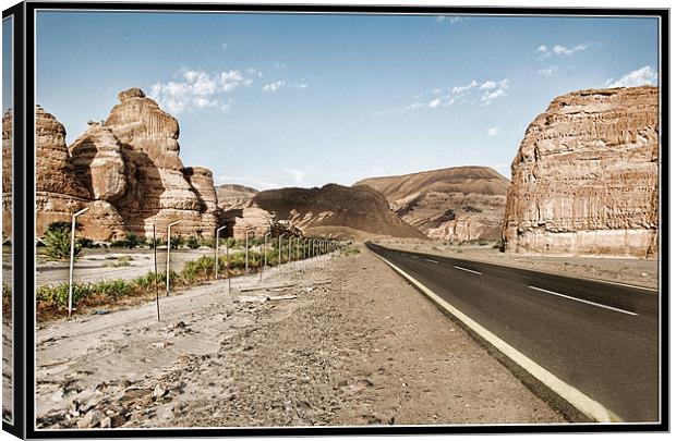 The Road Canvas Print by Art Magdaluyo