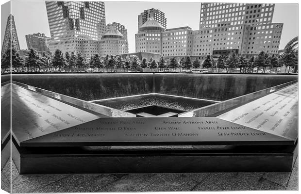 9/11 Memorial Canvas Print by Paul Parkinson