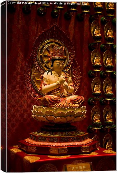 Buddha Tooth Relic Temple and Museum Canvas Print by J Lloyd