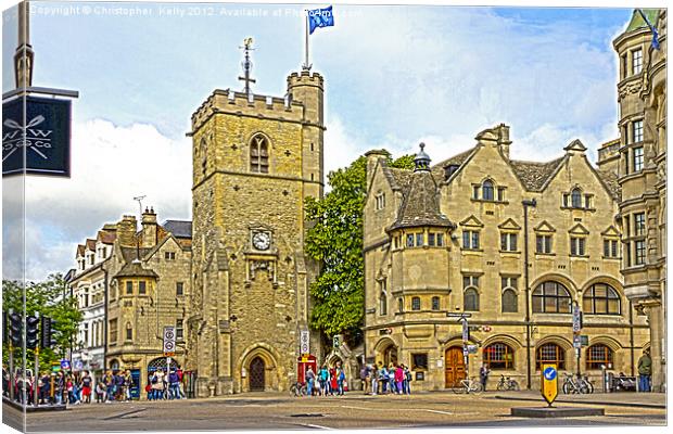 Carfax Tower Canvas Print by Christopher Kelly