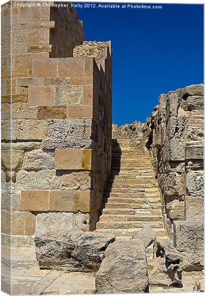 Stairway to Heaven Canvas Print by Christopher Kelly