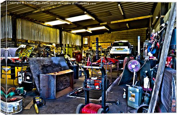 Ye Old Workshop Canvas Print by Christopher Kelly