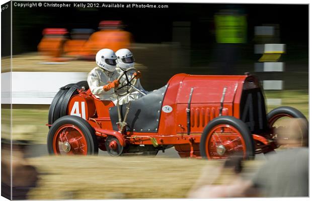Vintage speed Canvas Print by Christopher Kelly