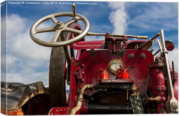 Steam up Canvas Print by Christopher Kelly