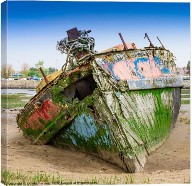 Abandoned Barnacle Canvas Print by Christopher Kelly