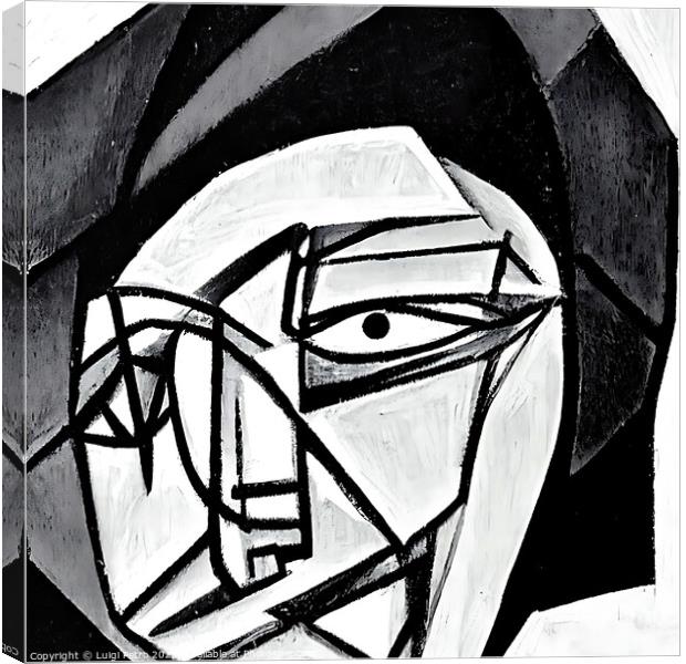 The Intricate Beauty of Cubism Canvas Print by Luigi Petro
