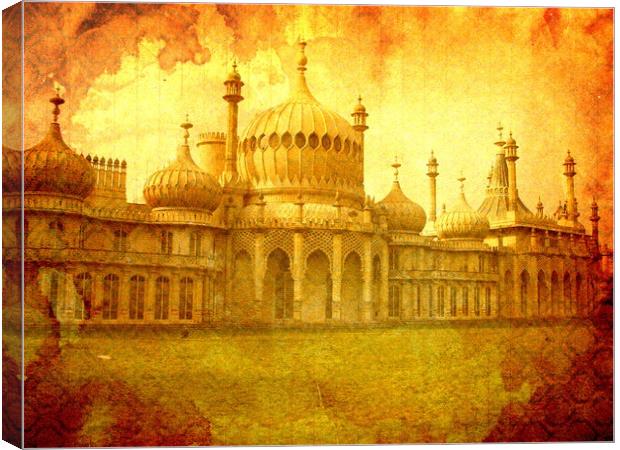 The Royal Pavillion In Brighton,UK. Canvas Print by Luigi Petro