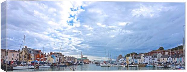 Weymouth Harbour  Canvas Print by Sue Bottomley