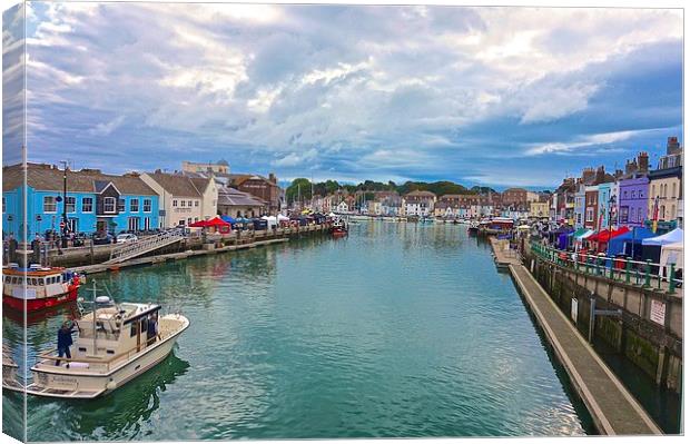  Weymouth Harbour Dorset Canvas Print by Sue Bottomley