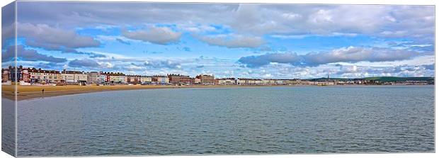 Weymouth Dorset  Seafront  Canvas Print by Sue Bottomley