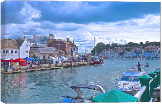 Weymouth Portland Harbour Dorset   Canvas Print by Sue Bottomley