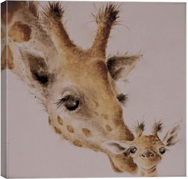  A Mothers Love  Canvas Print by Sue Bottomley