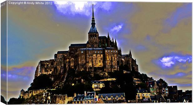Mont St Michel Canvas Print by Andy White
