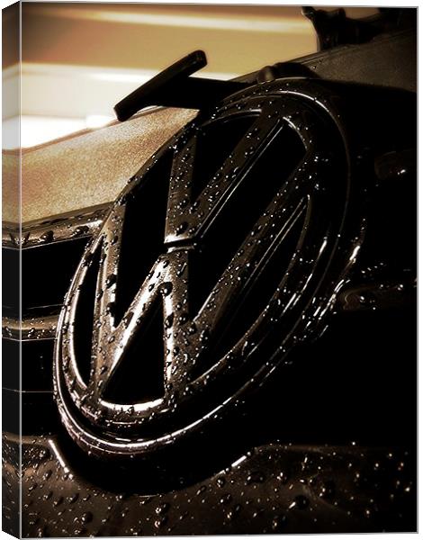 VW Badge Canvas Print by Patrick Noble