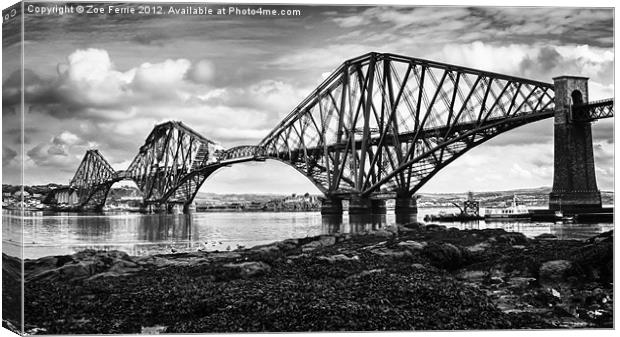 Forth Bridge, Scotland Canvas Print by Zoe Ferrie