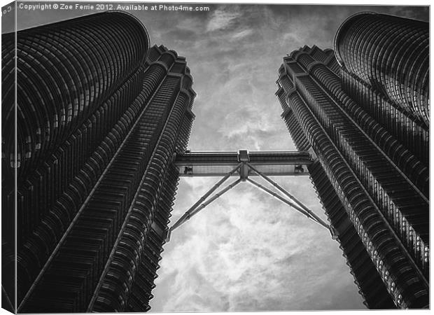 Petronas Towers in Malaysia Canvas Print by Zoe Ferrie