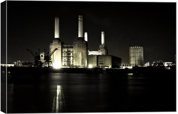 battersea power station Canvas Print by David Smith