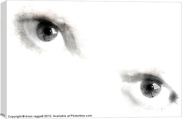 Eyes - That Stare Canvas Print by Brian  Raggatt