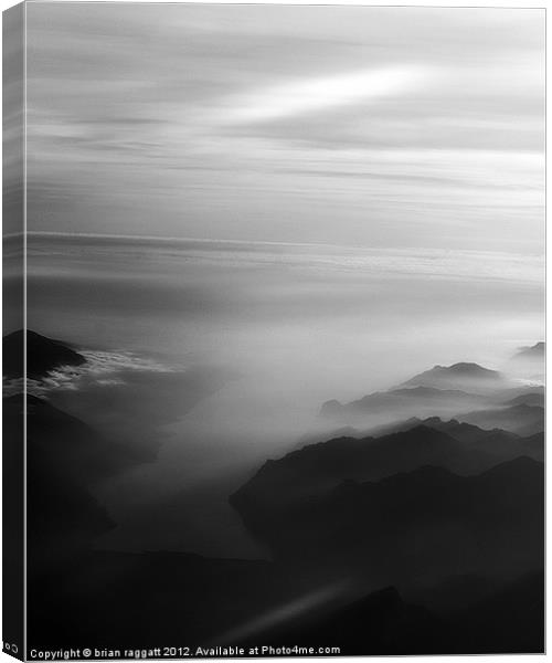 Amy hit the Atmosphere Canvas Print by Brian  Raggatt